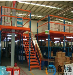 【无锡仓储货架厂供应二层阁楼货架钢结构平台货架】_